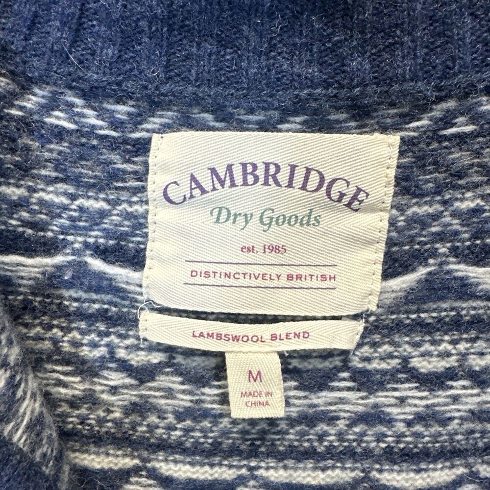 Vintage Cambridge Dry Goods Lambs Wool Blend Cardigan Sweater Women’s Medium - Picture 5 of 13